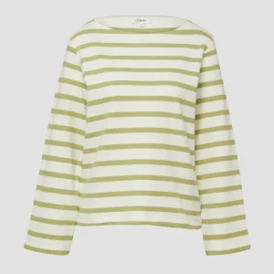 s.Oliver - Leichtes Sweatshirt im Regular Fit - Farbe: Helles Olivgruen