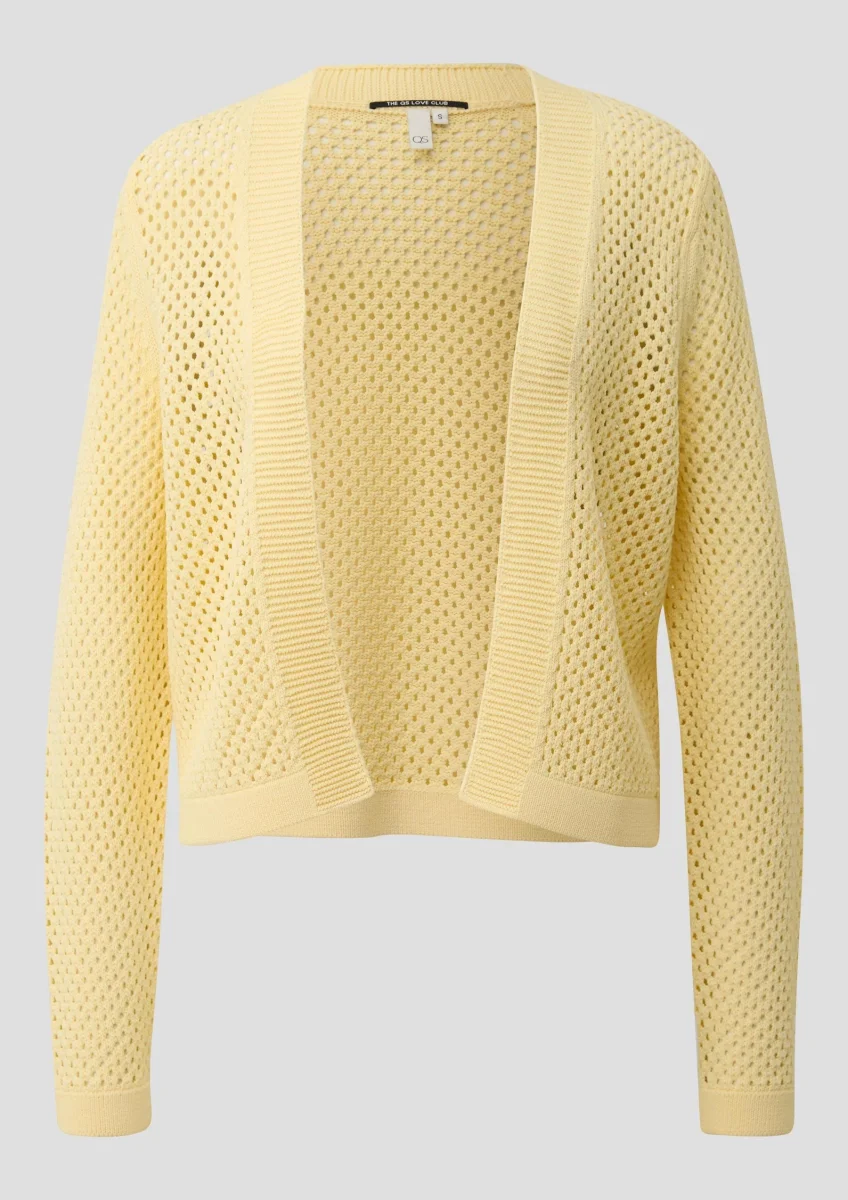 QS - Strickjacke - Farbe: Gelb – Bild 2