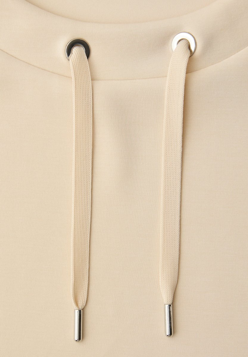 Street One - Dropped Shoulder Shirt im Silk-Look - Farbe: smoke beige – Bild 3