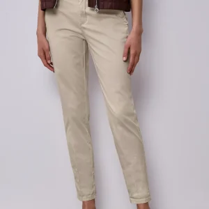 Street One - Chino im Casual Fit - Farbe: cobble stone