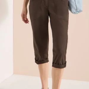 CECIL - Hose im Style New York mit Turn Up - Farbe: Braun